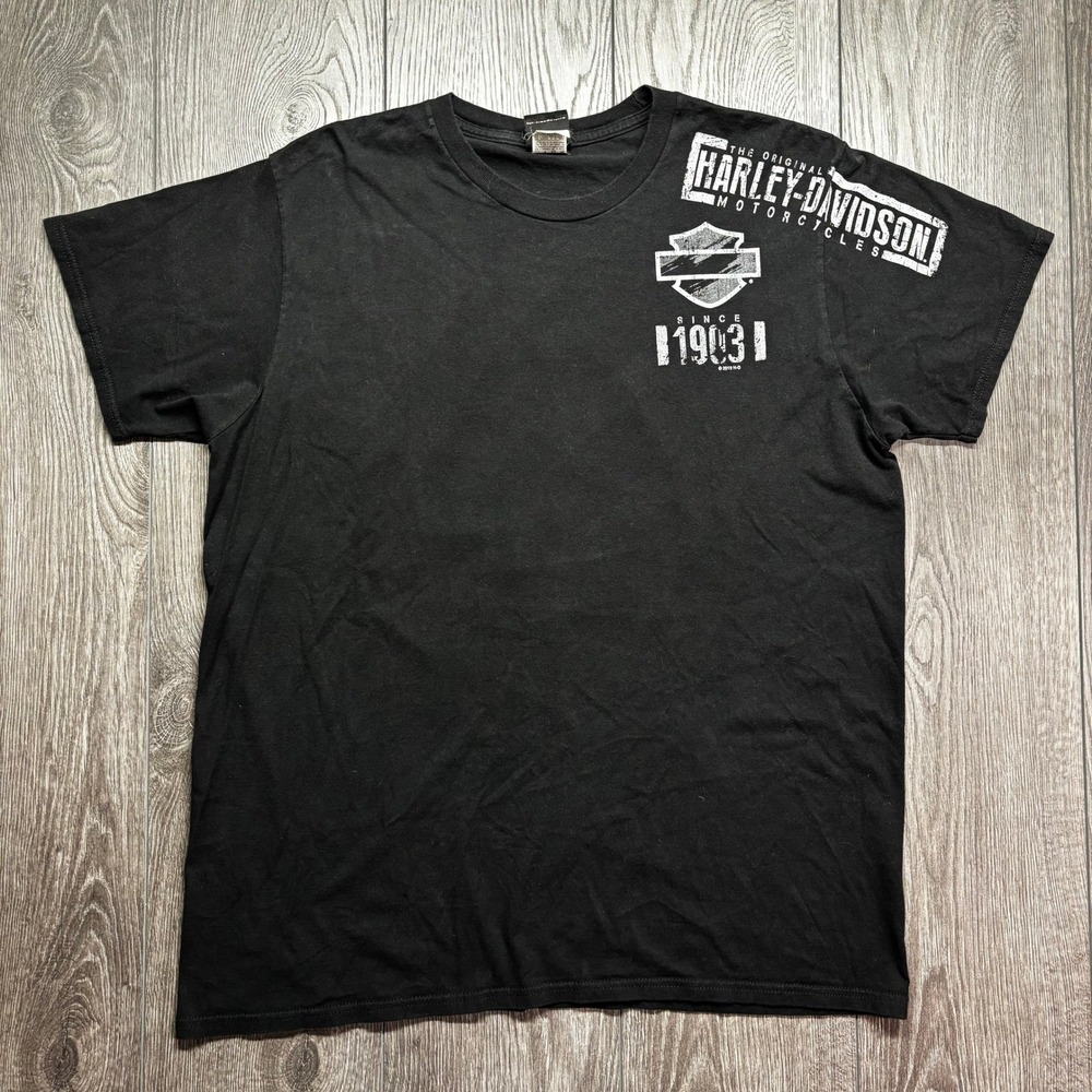 Harley-Davidson XL Sedona Arizona Graphic T-Shirt Mens Black Red Rocks Y2k - Picture 3 of 8